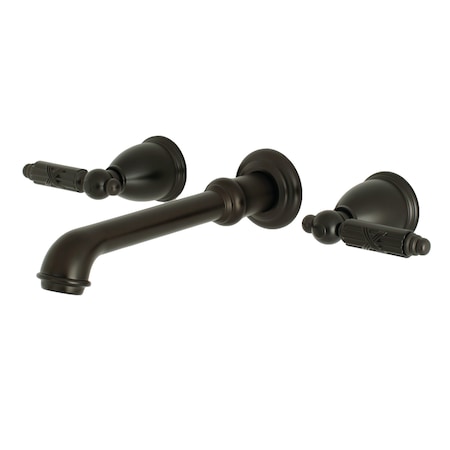 Georgian KS7125GL Two-Handle Wall Mount Bathroom Faucet KS7125GL